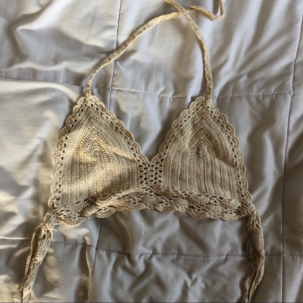 Cream bralete